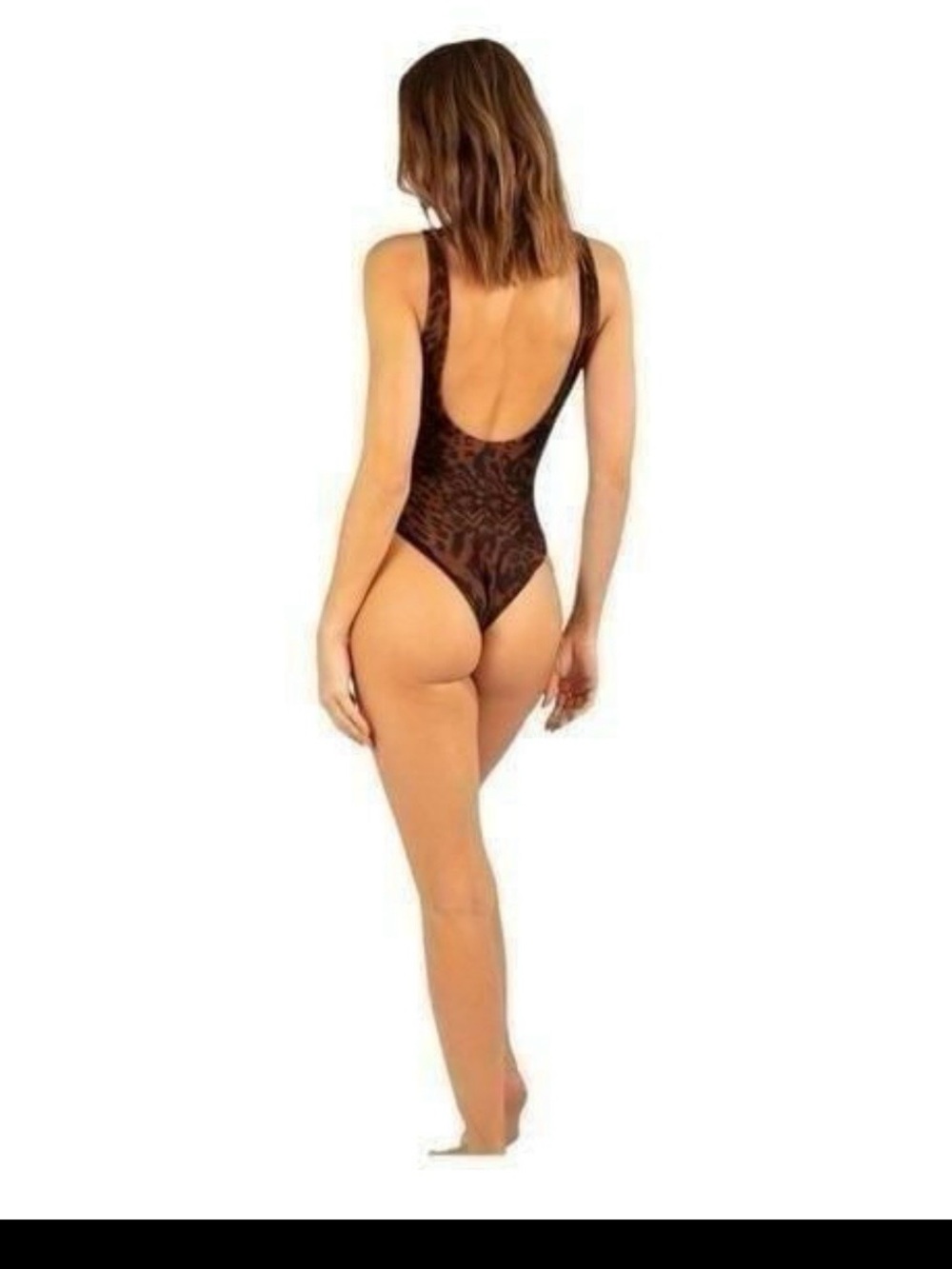 NWT KORAL Reversible S   Brown Leopard-Print One-Piece Swimsuit
